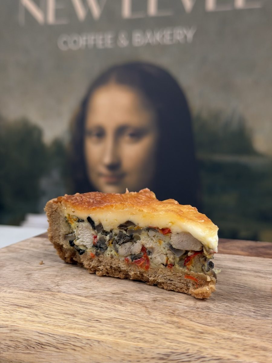 Chicken Quiche — food at New Level Coffee & Bakery, Pompano Beach